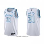 Maillot Los Angeles Lakers Austin Reaves NO 31 Ville 2021-22 Blanc