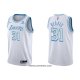 Maillot Los Angeles Lakers Austin Reaves NO 31 Ville 2021-22 Blanc