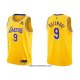 Maillot Los Angeles Lakers Kent Bazemore NO 9 75th Anniversary 2021-22 Jaune