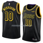 Maillot Los Angeles Lakers Sviatoslav Mykhailiuk Ciudad 2018 Noir