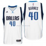Maillot Basket Dallas Mavericks Barnes 40 Blanco