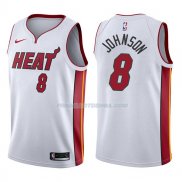 Maillot Miami Heat Tyler Johnson Association 2017-18 8 Blancoo