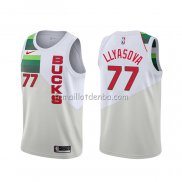 Maillot Milwaukee Bucks Ersan Llyasova Earned Blanc