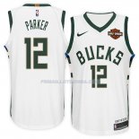 Maillot Basket Milwaukee Bucks Jabari Parker Motorcycles Harlry 2017-18 12 Blanc