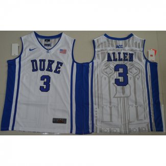 Maillot Basket NCAA Garyson Allen 3 Blanc