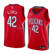 Maillot New Orleans Pelicans Alexis Ajinca Statement 2018 Rouge