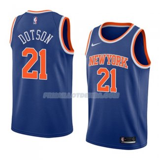 Maillot New York Knicks Damyean Dotson Icon 2018 Bleu Bleu