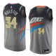 Maillot Oklahoma City Thunder Josh Huestis Ville 2018 Gris