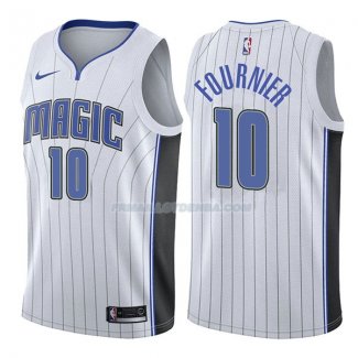 Maillot Orlando Magic Evan Fournier Association 2017-18 10 Blancoo