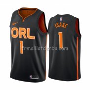 Maillot Orlando Magic Jonathan Isaac Ville Edition Noir