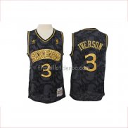 Maillot Philadelphia 76ers Allen Iverson Hardwood Classics Noir