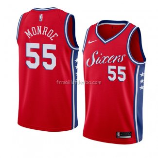 Maillot Philadelphia 76ers Greg Monroe Statement 2018 Rouge