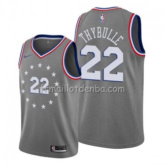 Maillot Philadelphia 76ers Matisse Thybulle Ville 2019-20 Gris