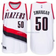 Maillot Portland Trail Blazers Caleb Swanigan Home 2017-18 50 Blancoo