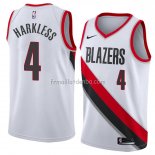 Maillot Portland Trail Blazers Maurice Harkless Association 2018 Blanc