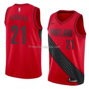 Maillot Portland Trail Blazers Noah Vonleh Statement 2018 Rouge