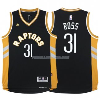 Maillot Basket Toronto Raptors 2017-18 Ross Negro 31 Oro