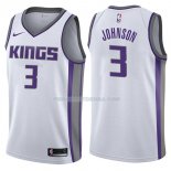 Maillot Sacramento Kings Joe Johnson Association 2017-18 3 Blancoo