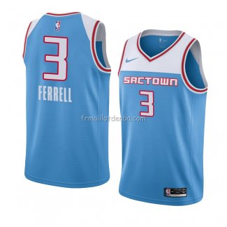 Maillot Sacramento Kings Yogi Ferrell Ville 2018-19 Bleu