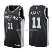 Maillot San Antonio Spurs Bryn Forbes Swingman Icon 2017-18 11 Negro