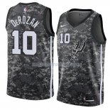 Maillot San Antonio Spurs Demar Derozan Ciudad 10 2018-19 Gris