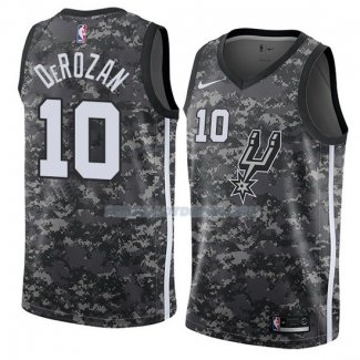 Maillot San Antonio Spurs Demar Derozan Ciudad 10 2018-19 Gris