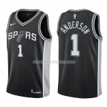 Maillot San Antonio Spurs Kyle Anderson Icon 2017-18 1 Negro