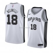 Maillot San Antonio Spurs Marco Belinelli Association 2018 Blanc2