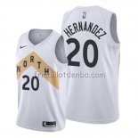 Maillot Tornto Raptors Dewan Hernandez Ville Blanc