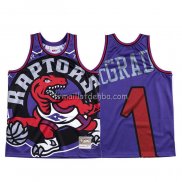 Maillot Tornto Raptors Tracy Mcgrady Mitchell & Ness Big Face Volet