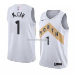 Maillot Toronto Raptors Patrick Mccaw Ville 2018 Blanc