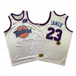 Maillot Tune Squad Lebron James Blanc