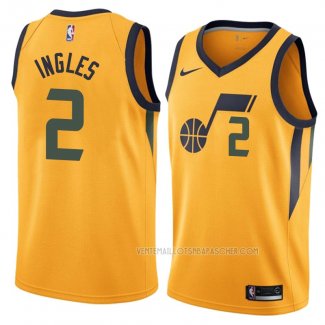 Maillot Utah Jazz Joe Ingles Statement 2018 Jaune