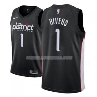 Maillot Washington Wizards Austin Rivers Ciudad 2018-19 Noir