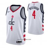 Maillot Washington Wizards Russell Westbrook Ville 2020-21 Blanc