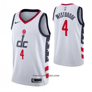 Maillot Washington Wizards Russell Westbrook Ville 2020-21 Blanc