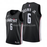 Maillot Washington Wizards Troy Brown Jr. Ville Edition Noir