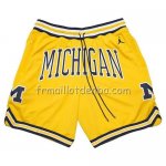 Short Air Jordan Just Don NCAA Michigan Jaune