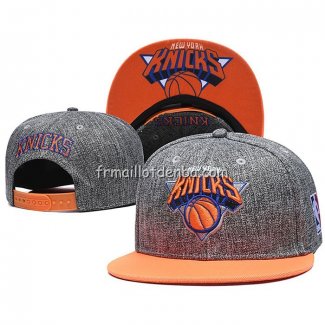 Casquette New York Knicks Gris Orange