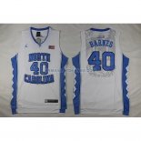 Commemorer Maillot Basket Barnes 40 Blanc 2013