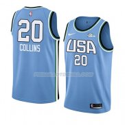 Maillot 2019 Rising Star John Collins USA Bleu