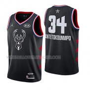 Maillot All Star 2019 Milwaukee Bucks Giannis Antetokounmpo Noir