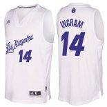 Maillot Basket Noel Day Los Angeles Lakers Ingram Blanc