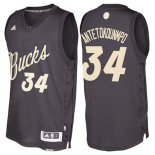 Maillot Basket Noel Day Milwaukee Bucks Antetokounmpo Noir