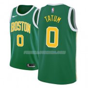 Maillot Boston Celtics Jayson Tatum Earned 2018-19 Vert