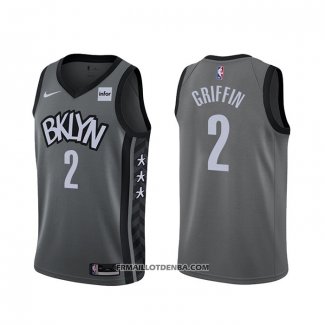 Maillot Brooklyn Nets Blake Griffin Statement 2020 Gris