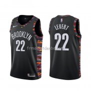 Maillot Brooklyn Nets Caris Levert Ville Noir