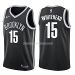 Maillot Brooklyn Nets Isaiah Whitehead Icon 2017-18 15 Negro