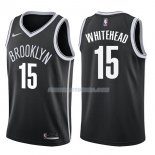 Maillot Brooklyn Nets Isaiah Whitehead Icon 2017-18 15 Negro