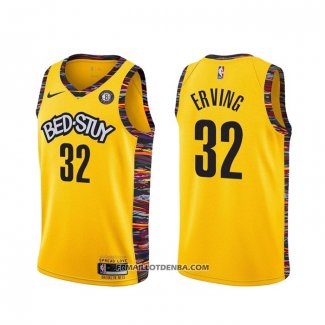 Maillot Brooklyn Nets Julius Erving Ville 2020-21 Jaune